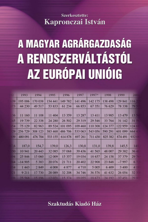 A magyar agrárgazdaság a rendszerváltástól az Európai Unióig